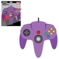 thumbnail image 2 of TeknoGame Wired N64 Controller - Clear Purple, 2 of 3