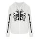 thumbnail image 1 of Puntoco moda hombres y mujeres Casual bolsillos impresos cárdigan manga larga suelta otoño blusa Otoño/Invierno sudadera oscura Puntoco Puntoco-5920, 1 of 6