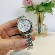 Fossil Modern Courier Chronograph Quartz Silver Dial Ladies Watch BQ3035