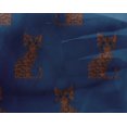 thumbnail image 4 of oneOone Tissu Viscose Georgette Imprimé Ikat Chat BTY 42 Pouces de Large, 4 of 4