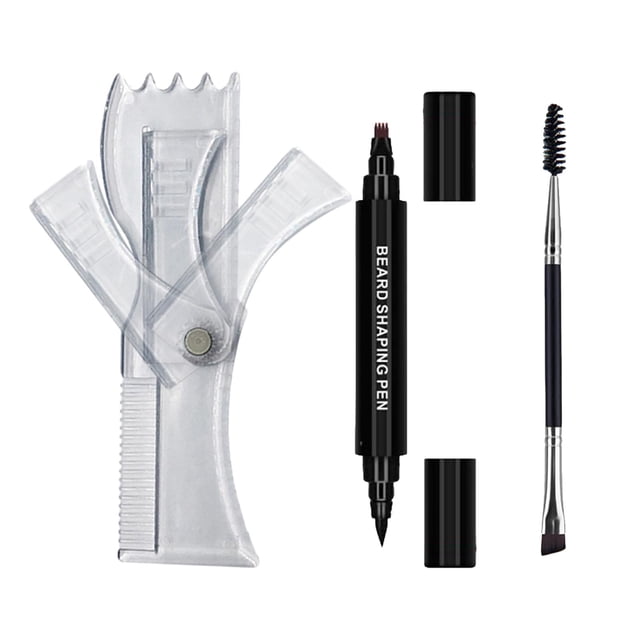 De Relleno De Barba Impermeable Para Afilar Y Definir Camuflaje El 16x0.9cm shamjiam Pluma de relleno de barba