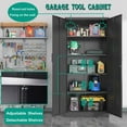 thumbnail image 5 of STANI Metal Storage Cabinet with Lock Door, Adjustable Shelf Steel Lockers for Office, Home,Kitchen,Garage Tool Utility Cabinet, 5 of 8