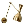 thumbnail image 3 of Wall Mid Century Modern Raw Brass Sputnik chandelier light Fixture, 3 of 6