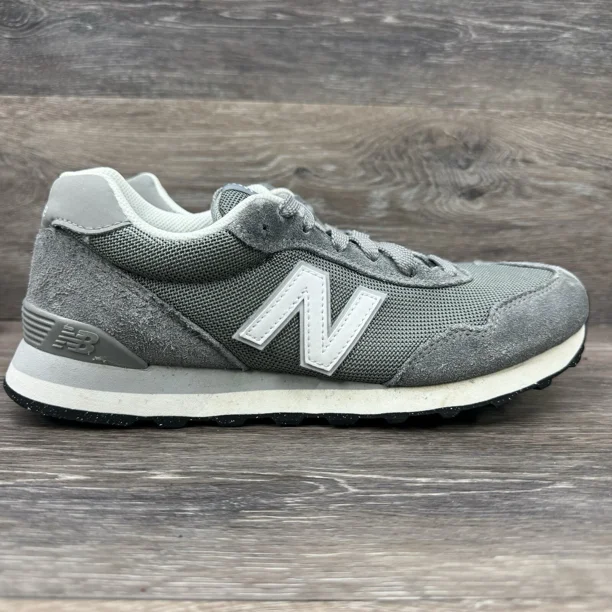 New Balance 515 Mens Size 8.5 ML515GRY Gray Casual Lace Up Shoes Sneakers