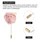 thumbnail image 5 of 12 Pcs Ramilletes de Rosa con Alfileres Unique Bargains Ceremonia de Boda Aniversario Cena Formal Fiesta Rosa Claro, 5 of 5