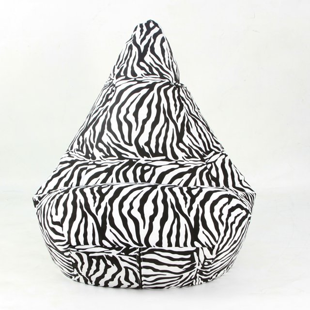 Bean Bag Factory Large Bean Bag Lounger, Multiple Colors/Fabrics