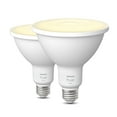 thumbnail image 4 of Philips Hue White Smart PAR38 Light Bulb, 100W Equivalent, Hub Required, 2-Pack, 4 of 9