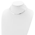 thumbnail image 4 of 925 Sterling Silver Collars Necklace Chain Polished 3mm Neck Collar 15 inch, 4 of 4
