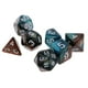 thumbnail image 5 of Dados de 7 Piezas Doble Color Sunnimix Aptos para Mazmorras y Dragones DND RPG 1,6 Cm Oro Verde, 5 of 8