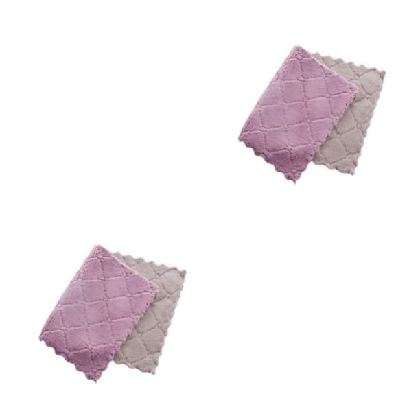 Paño de cocina de microfibra absorbente de agua Naiovety Color sólido