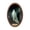 A005- E, variant on Framed Wall Art Vintage Ghost Halloween Print Wooden Oval Frame Spooky Gothic Hanging Decor for Home Office Library