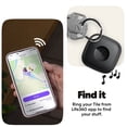 thumbnail image 4 of Life360 Tile Mate Bluetooth Tracker for Keys, Bags, Phones, and More, iOS and Android, Black 4-Pack (New), 4 of 8