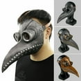 thumbnail image 2 of Beak Mask Long Nose Bird Cosplay Party Props Costume Halloween Plague Steam Doctors Punk Mask, 2 of 5