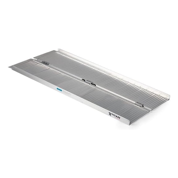 Single-Fold Wheelchair Ramp - 600 lb. Capacity (4 ft)