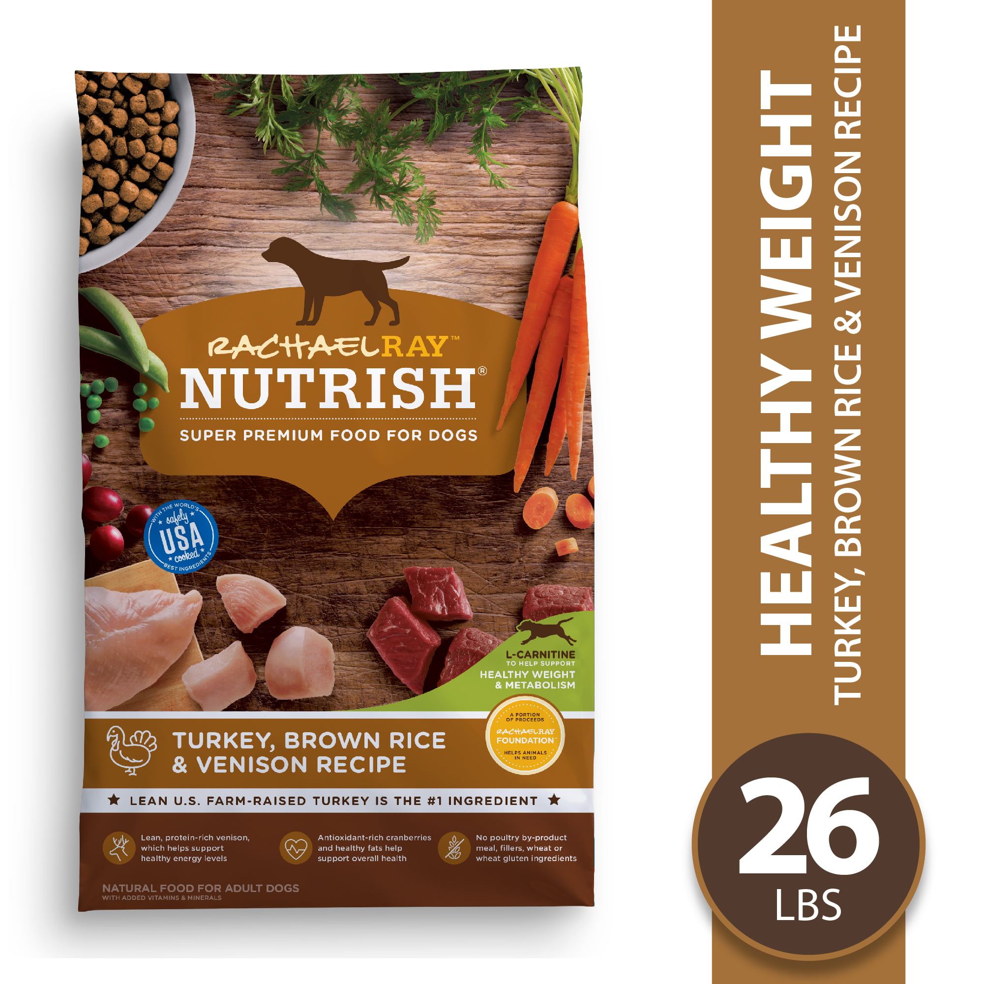 Rachael Ray Nutrish Natural Premium Dry Dog Food Turkey Brown Rice
