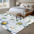 thumbnail image 4 of 5'x7' Area Rugs for Living Room Bedroom, Daisy Eucalyptus Washable Rug Carpet Runner Indoor Outdoor, Farmhouse Weeping Botanical Non Slip Floor Mats Area Rug for Kitchen, Nursery, 4 of 8