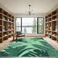 thumbnail image 2 of ODIKA 6'x9' Machine Washable Non-Slip Area Rug, Modern Seafoam Green High Traffic Rug, Green, 1091194, 2 of 7