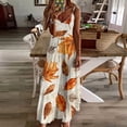 thumbnail image 3 of Autumn Harvest Maple Leaves Thanksgiving Design Sleeveless Dress Woman Fashion Long Dresses Women's Summer Suit Dress 2025, 3 of 7