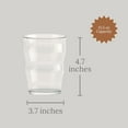 thumbnail image 4 of Rosendahl Holmegaard Mikkeller Pint 13.5 oz Beer Glass (Set of 2) for Craft Beer, Lagers, Stouts - Widen Interior Base for Enhanced Bubbles, Convenient Stackable Storage - Ideal for Parties/BBQs, 4 of 7