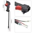 thumbnail image 3 of Cable del gatillo del acelerador del interruptor de la manija de 26 mm para el desbrozadora con cable Likrtyny Piezas de repuesto para herramientas, 3 of 6