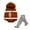 Brown, variant on Cjfdfy Newborn Baby Boy Girl Football Soccer Costume Kids Baby Halloween Rugby Costume Infant Cute Zipper Hooded Romper Jumpsuit with Stockings Set Cosplay Party Outfit