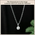 thumbnail image 3 of Dazzlingrock Collection IGI Certified 1.50 Cttw Round Solitaire Lab Grown White Diamond Classic Four Prong Pendant Necklace with 18 inch Gold Chain for Women in 14K Solid White Gold, 3 of 6