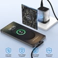 thumbnail image 6 of 25W PD Dual-Port Fast Wall Charger Block with 6FT Type-C Cable, Power Adapter Compatible with iPhone 17/16/15 Pro Max iPad Pro Galaxy S26 Android,Black, 6 of 7