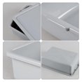thumbnail image 2 of 12-Packs 13 L Bus Tubs with Lids, Plastic Restaurant Bus Box, Grey, 2 of 7