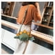 thumbnail image 2 of FELTECHELECTR Bolso de hombro con cremallera y diseño de dinosaurio 3D para mujer (verde), 2 of 4