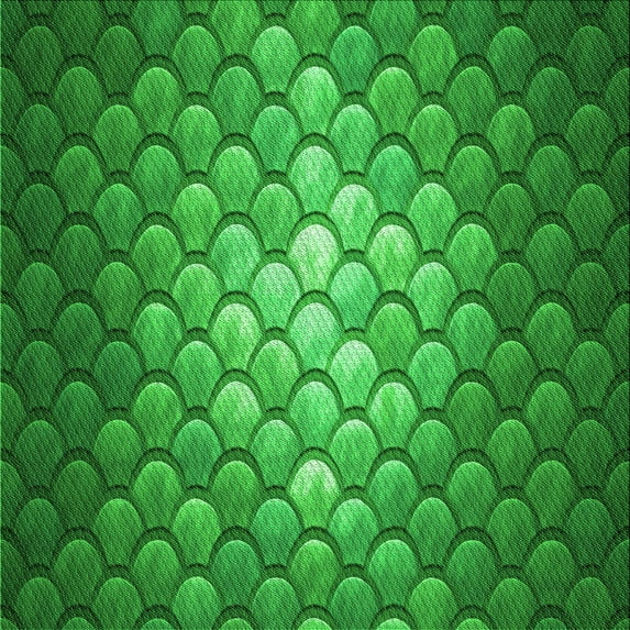 Ahgly Company Indoor Square Patterned Green Area Rugs, 7' Square