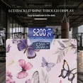 thumbnail image 3 of Bathroom Scale, Highly Accurate Digital Body Scale,Precisely Measures Weight up to 400 lbs-Lavender Butterflies Flying Among Flowers, 3 of 4