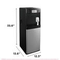 thumbnail image 6 of Frigidaire 3-in-1 Bottom Load Hot/Cold Water Cooler with Built-in Bullet Ice Maker, Stainless Steel, 6 of 13