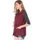thumbnail image 4 of Chaleco Tipo Anorak Estilo Cargo Ligero Con Cordón Para Mujer Allegra K Borgoña XL, 4 of 6