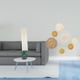 thumbnail image 2 of Pantalla de lámpara de pie,Lámpara minimalista para estudio,Cubierta de luz Iluminación creativa para dormitorio,Manualidades de pared,Decoración de pared colgante. Ratán tejido artesanal., 2 of 8