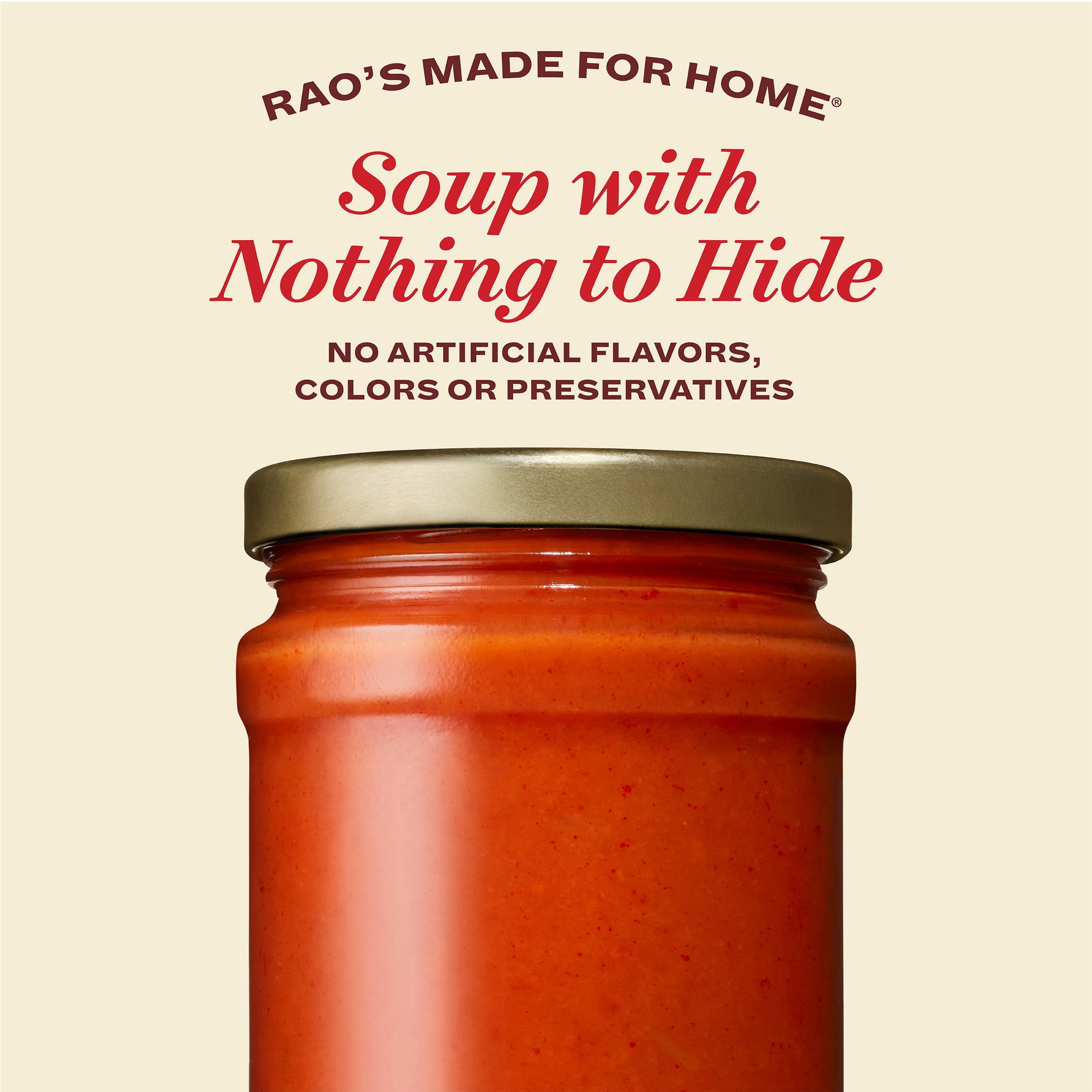(2 pack) Rao’s Made for Home Creamy Tomato Soup, 16 oz