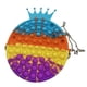 thumbnail image 1 of Bolsa De Mensajero Con Corona De Burbujas De Empuje, Juguete De Descompresión De Silicona Portátil, Bolsa Cruzada De Burbujas De Extrusión, Regalo Maravilloso Para Los Mejores Amigos Scienceny AP006188-01, 1 of 6