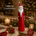 thumbnail image 4 of Christmas Santa Claus Figurine, Handcrafted Santa Figurines, Resin Santa Claus Statue, Christmas Decorations Ornament, Xmas Gifts for Holiday Party Home Office Desktop Decoration, Red, 4 of 6