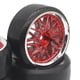 thumbnail image 3 of 4 piezas 1:10 1/10 RC de de rueda Anti-vibración plástico deportes mejora bujes piezas RC neumáticos modelo de neumáticos para TT02 rojo Sunnimix Neumáticos de coche RC, 3 of 3