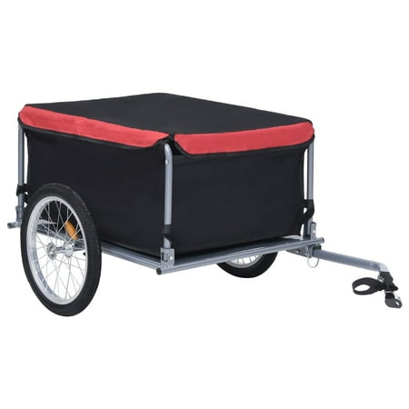 UPC: 8720286144817 | vidaXL Bike Trailer Bicycle Cargo Trailer Tow Bicycle Cart Steel and Polyester