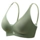 thumbnail image 1 of Sujetador sin aros de copa completa para mujer: bustier acolchado sin costuras con tirantes anchos, soporte suave y transpirable, tallas S-XL, 1 of 7