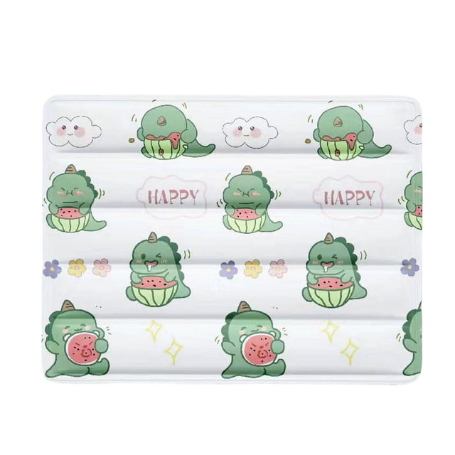 Creatine Dinosaur Watermelon Mat 30x40cm Soft Ice Pad For Small Cats Portable Cool Bed