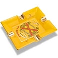 thumbnail image 5 of Cigar ashtray, large diameter smoke slot, exquisite and unique ceramic ashtray smoke extinguisher CLG-23 for cigars,白色, 5 of 13