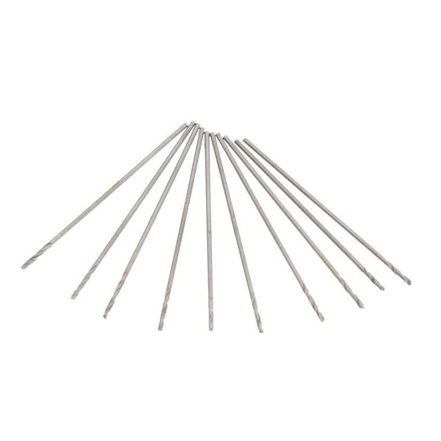 10Pcs Usure Tige Droite Coupe à Travers les Métaux Durs, Longue Durée 0,5 Mm