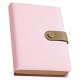 thumbnail image 2 of Magnetic Snap Notebook Pink — A5 Lined Journal with Magnetic Closure, Hard Cover, 200 Pages for Journaling, Note Taking and Daily Planning, 2 of 5