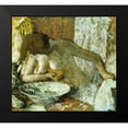 thumbnail image 2 of Degas, Edgar 13x12 Black Modern Framed Museum Art Print Titled - Woman at Her Toilet, 2 of 5