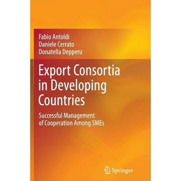 Export Consortia in Developing Countries: Successful Management of Cooperation Among SMEs, (Paperback)