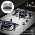 thumbnail image 5 of 4 pieces metal knob gas cooker stove knobs for the kitchen 6mm, 5 of 5