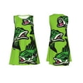 thumbnail image 7 of Rateoe cartoon largemouth bass fish Pattern Women’s Sleeveless Dress,Casual Summer Dress,A-line Sleeveless Dress Versatile Summer Dress Stylish Day Dress, 7 of 7