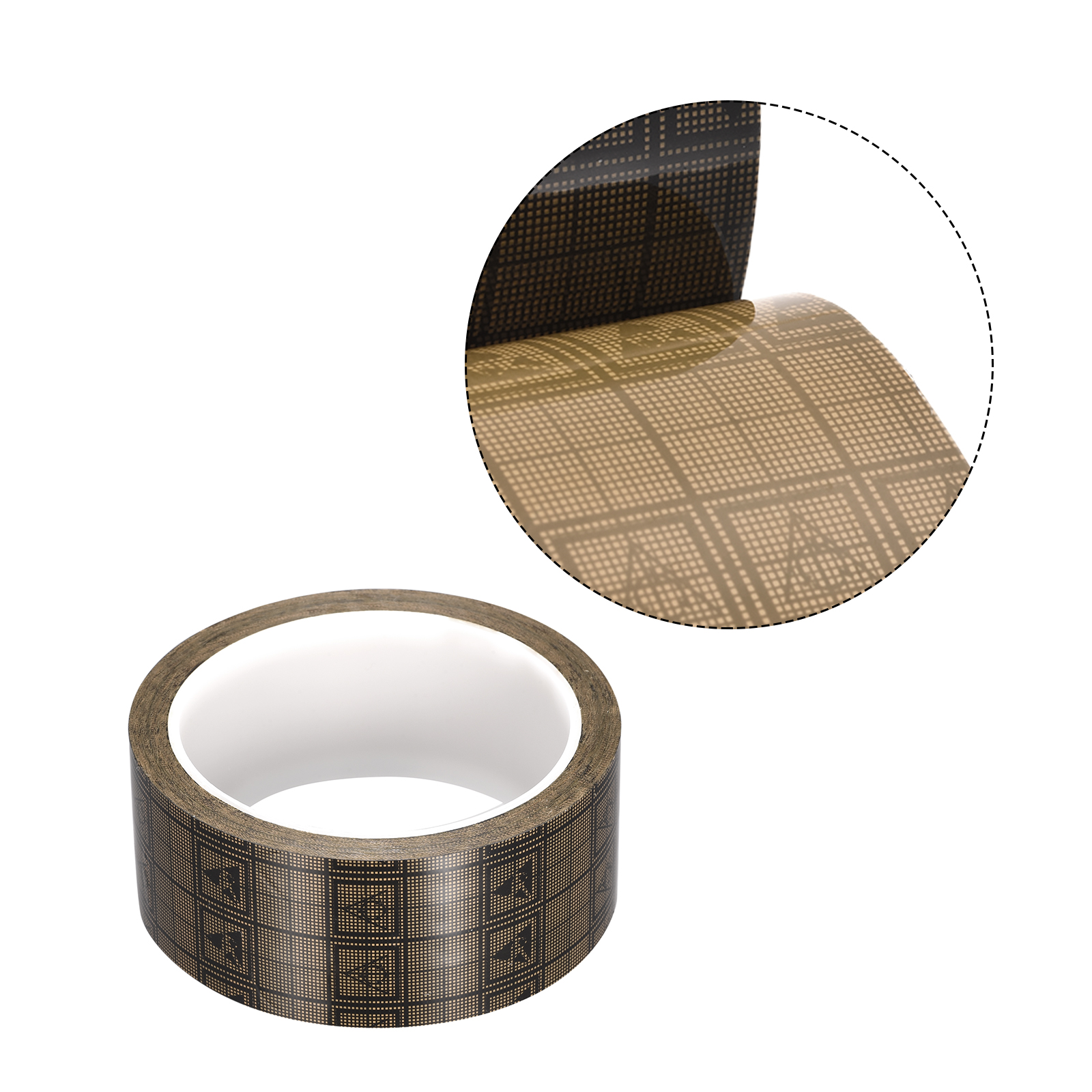 Unique Bargains Adhesive Grid ESD Antistatic Shielding Tape for Electronics Brown 1.57"