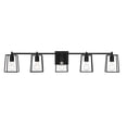 thumbnail image 2 of 12141FB5 Craftmade Lighting Dunn - 5 Light Bath Vanity In Transitional Style-7.88 Inches Tall and 40.88 Inche Wide-Flat Black Finish, 2 of 6
